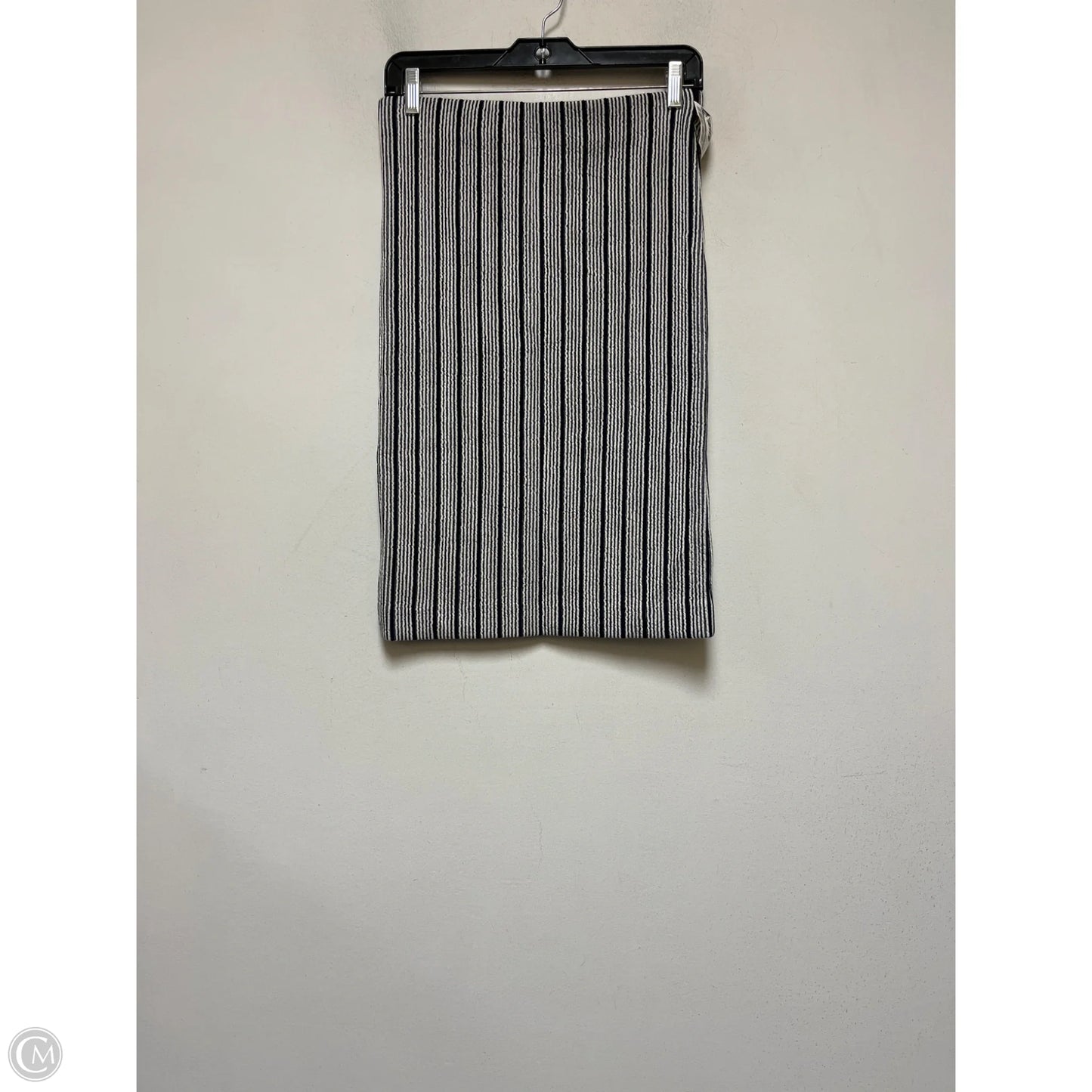 Skirt Midi By Ann Taylor In Blue & White, Size: 4