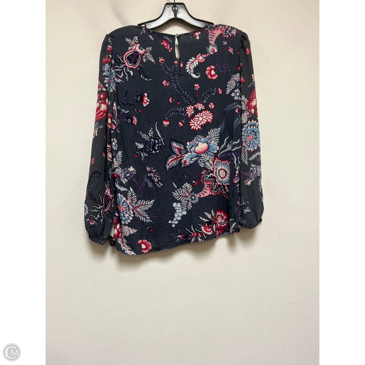 Top Long Sleeve By Loft In Geometric Pattern, Size: Xs