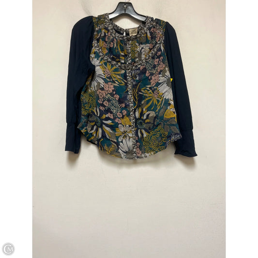 Top Long Sleeve By Tiny In Multi-colored, Size: S