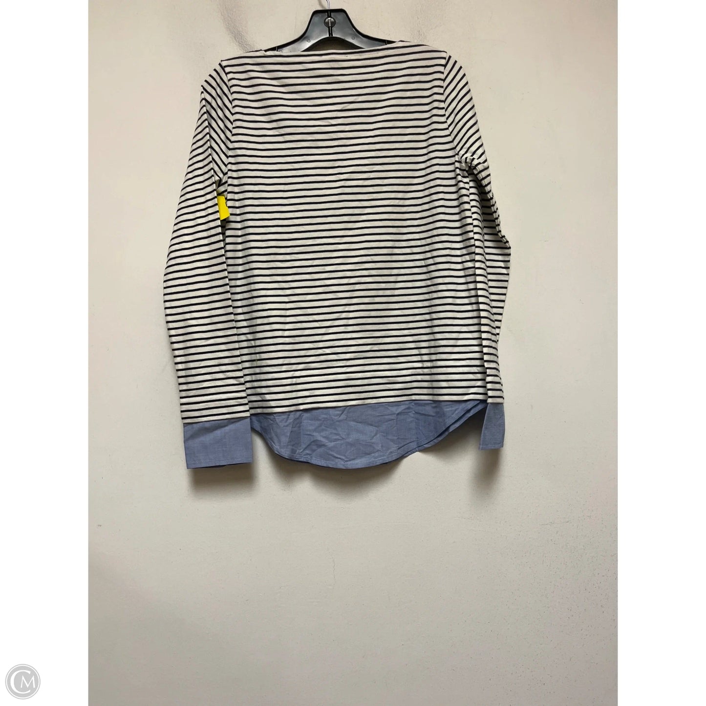Top Long Sleeve By J. Crew In Striped Pattern, Size: Xs