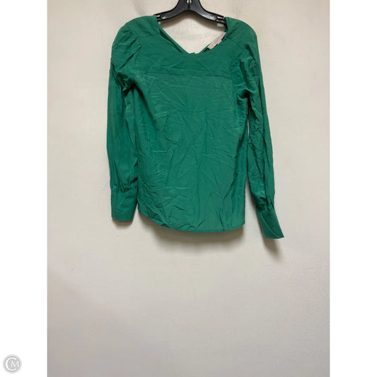 Top Long Sleeve By Loft In Green, Size: Xs
