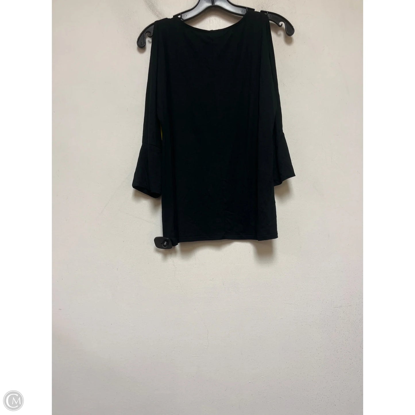 Top Long Sleeve By Banana Republic In Black, Size: Xs