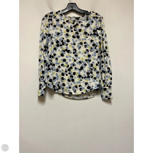Top Long Sleeve By Ann Taylor In Floral Print, Size: Xs