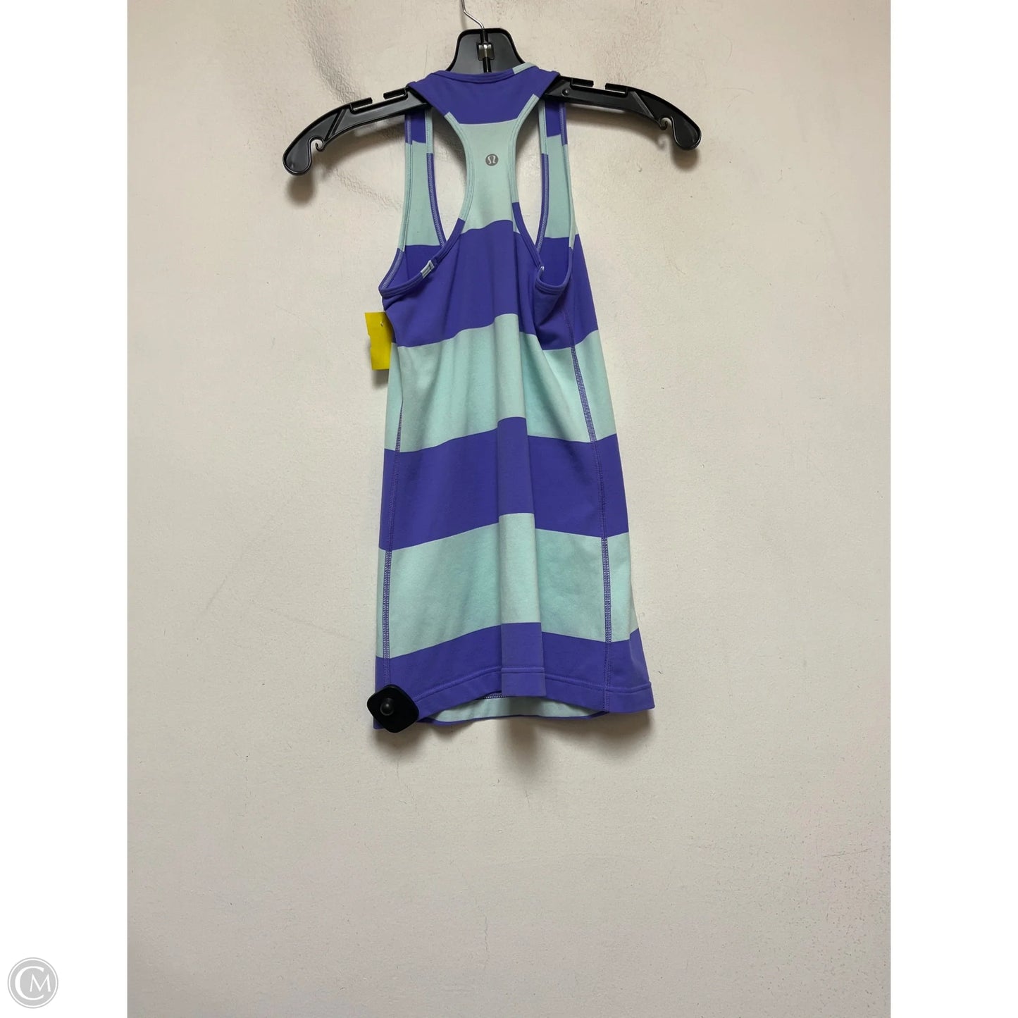 Athletic Tank Top By Lululemon In Green & Purple, Size: Xs