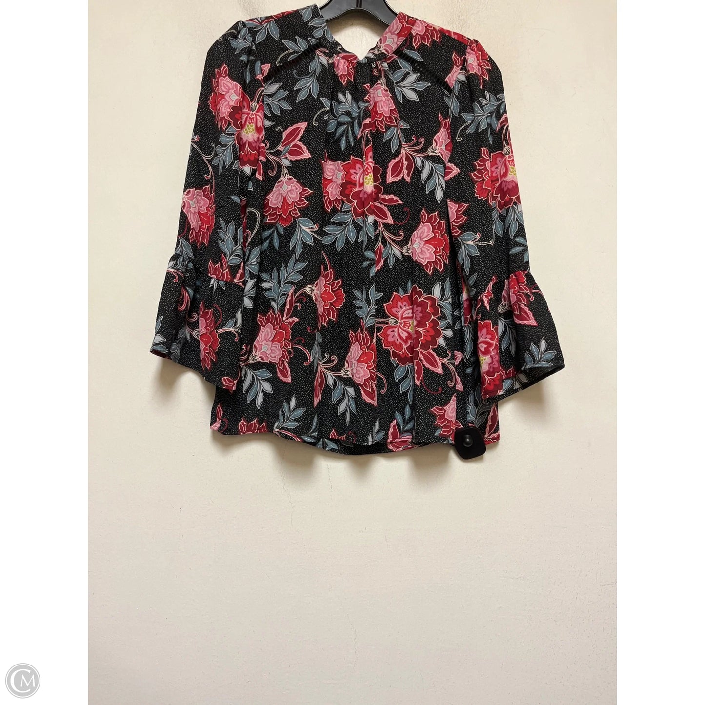 Top Long Sleeve By Loft In Floral Print, Size: Xs