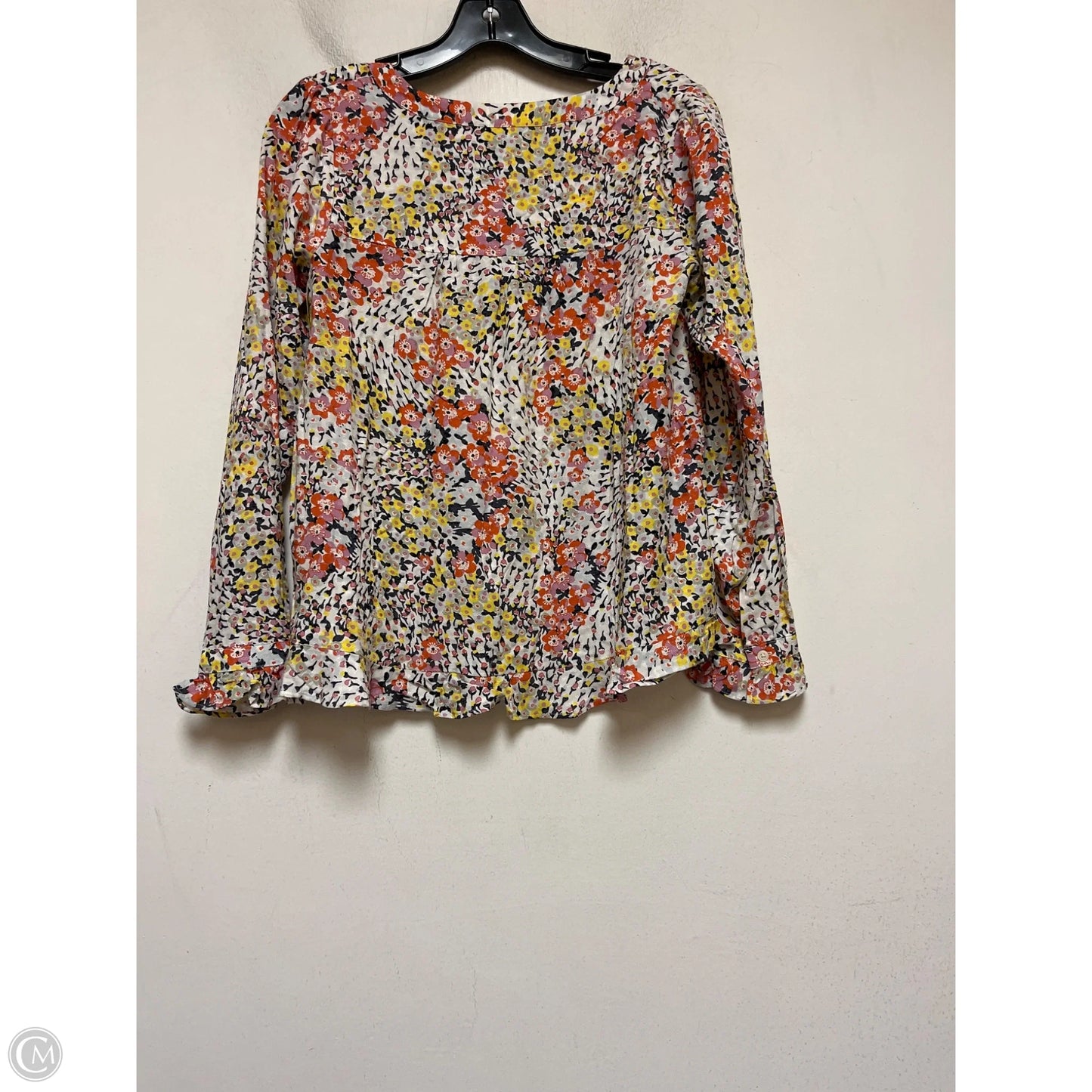 Top Long Sleeve By Loft In Multi-colored, Size: Xs