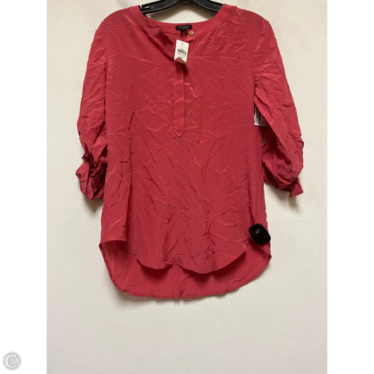 Top Long Sleeve By Ann Taylor In Pink, Size: Xs