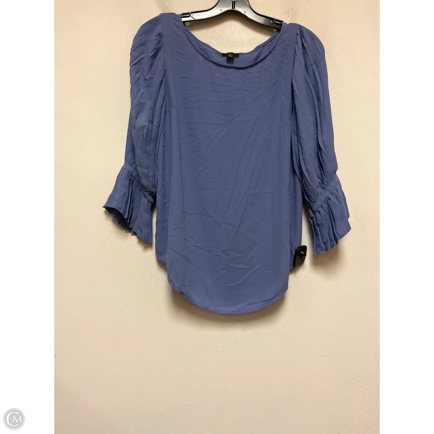 Top Long Sleeve By Ann Taylor In Blue, Size: Xs