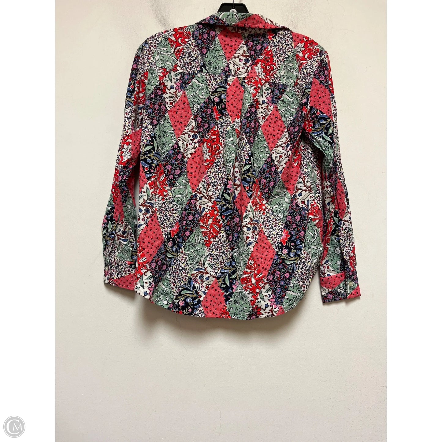 Top Long Sleeve By Loft In Multi-colored, Size: Xs