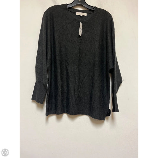 Top Long Sleeve By Loft In Grey, Size: Xs