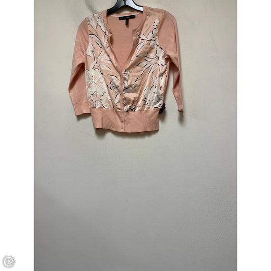 Cardigan By White House Black Market In Pink & White, Size: S