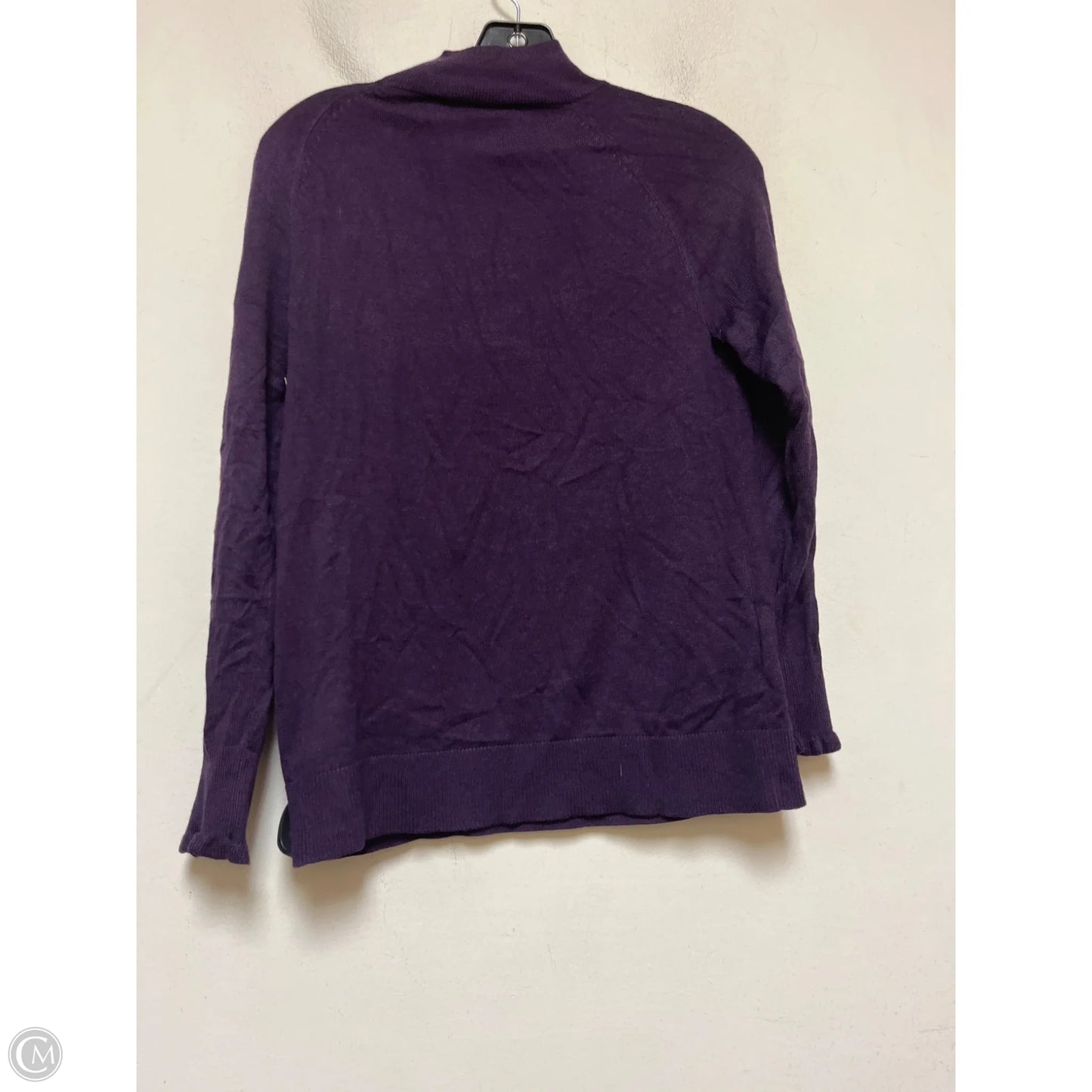 Top Long Sleeve By Loft In Purple, Size: Xs