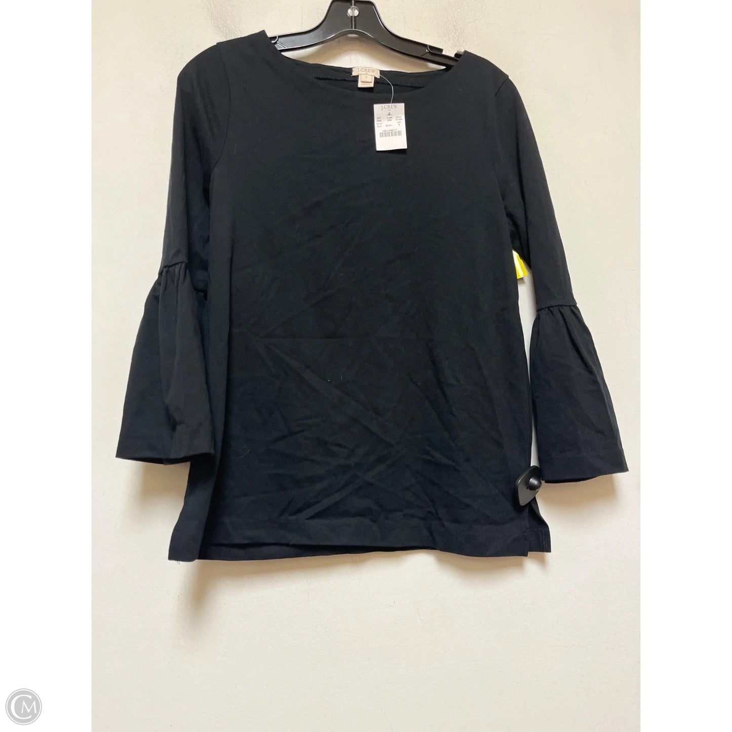 Top Long Sleeve By J. Crew In Black, Size: S