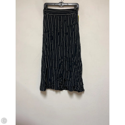 Skirt Midi By Loft In Striped Pattern, Size: 2