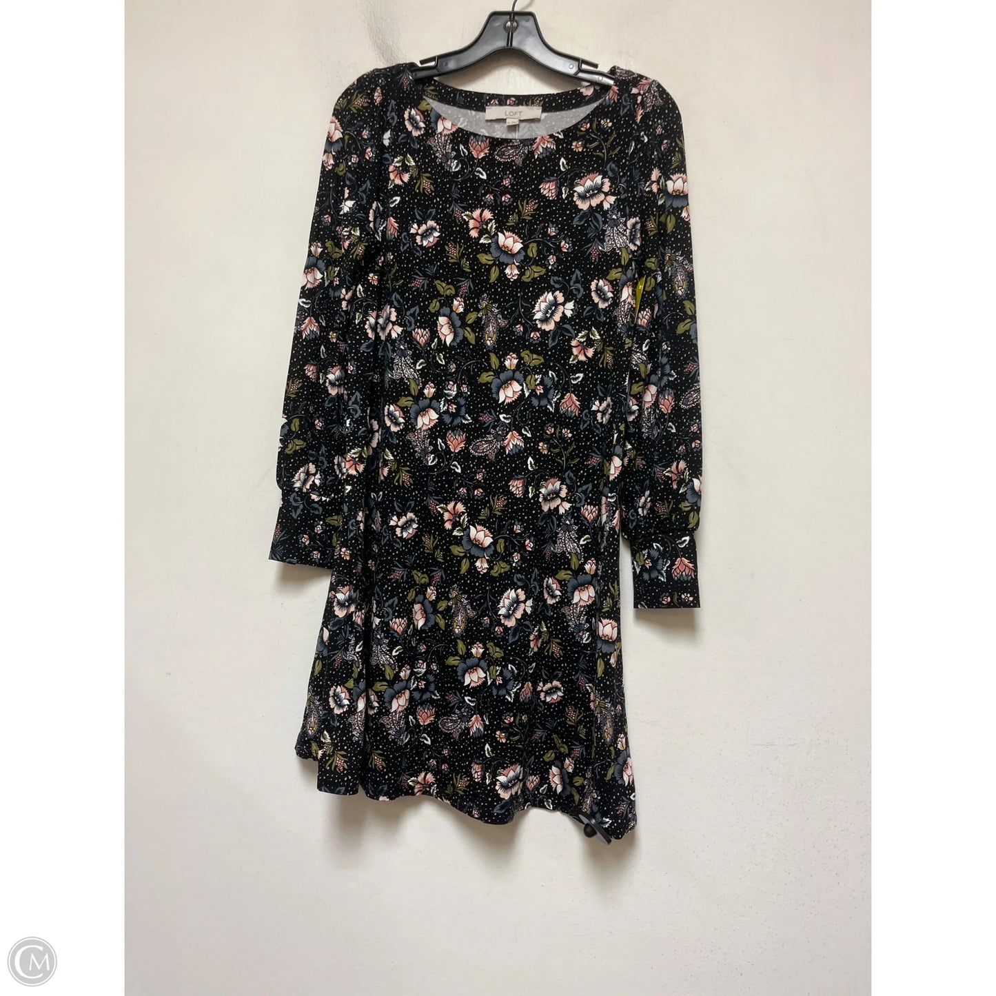 Dress Casual Short By Loft In Floral Print, Size: Xs