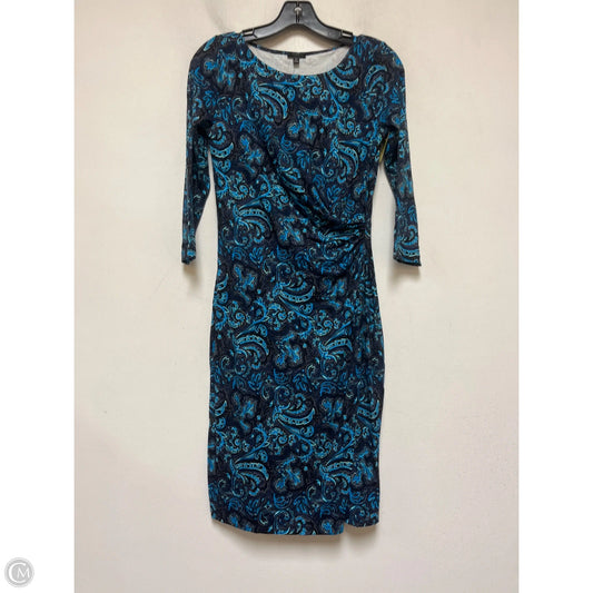 Dress Casual Midi By Talbots In Paisley Print, Size: Xs