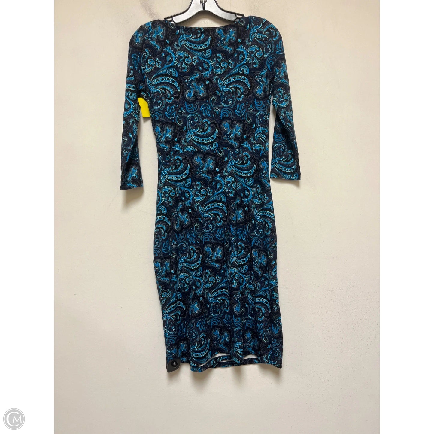 Dress Casual Midi By Talbots In Paisley Print, Size: Xs