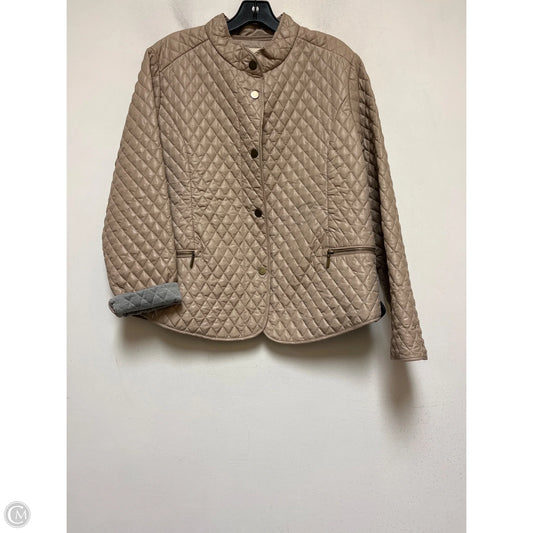 Jacket Puffer & Quilted By Clothes Mentor In Tan, Size: Xl