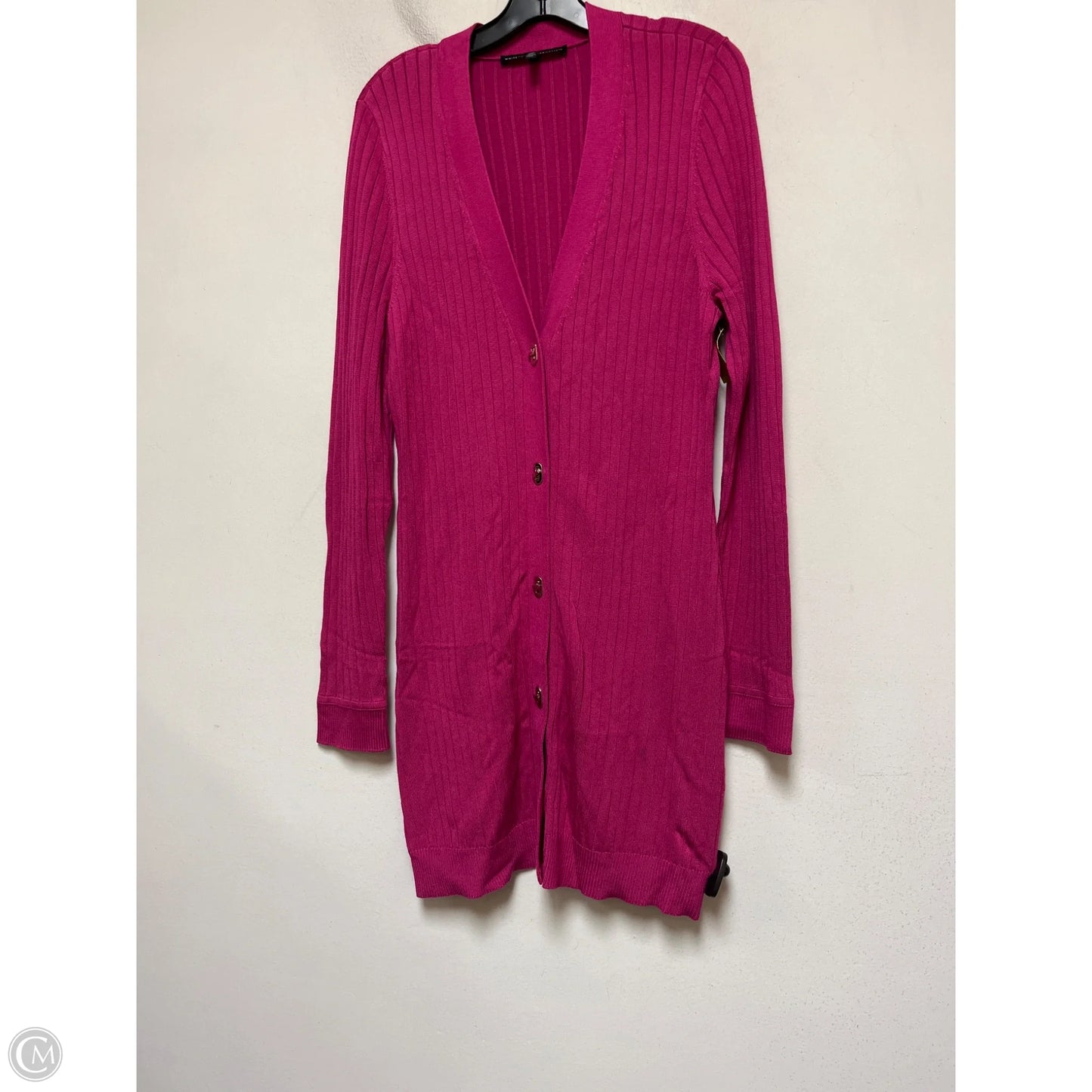Sweater Cardigan By White House Black Market In Pink, Size: L
