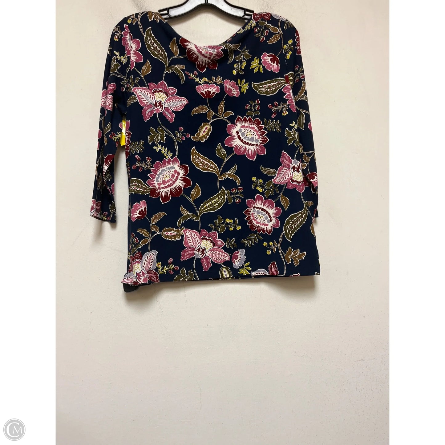 Top Long Sleeve By Ann Taylor In Floral Print, Size: S