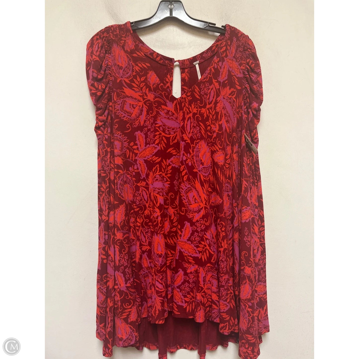 Dress Casual Short By Free People In Purple & Red, Size: S