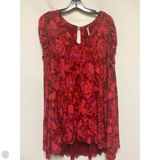 Dress Casual Short By Free People In Purple & Red, Size: S