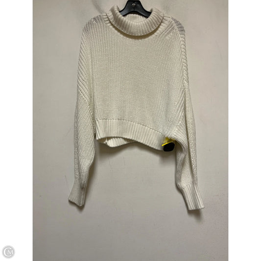 Sweater By Banana Republic In White, Size: L