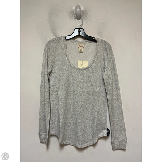 Top Long Sleeve By Andrea Jovine In Grey, Size: S