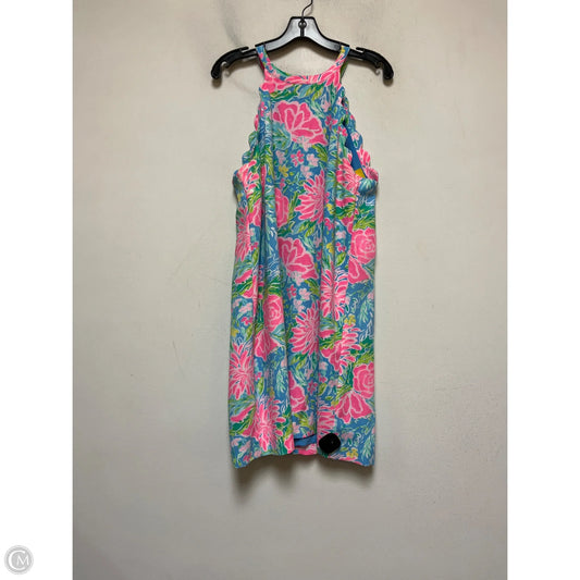 Dress Designer By Lilly Pulitzer In Floral Print, Size: L