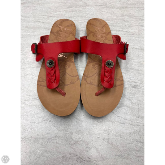 Sandals Flats By Blowfish In Red, Size: 8