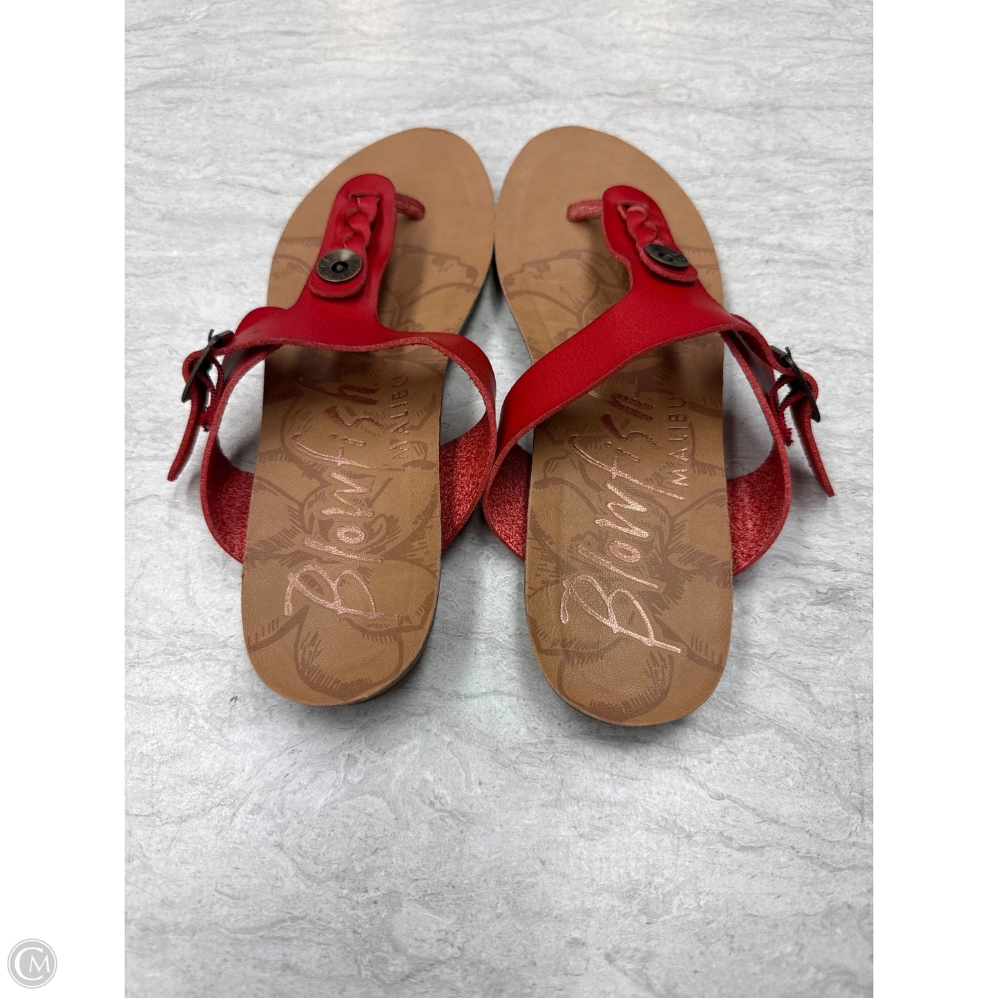 Sandals Flats By Blowfish In Red, Size: 8