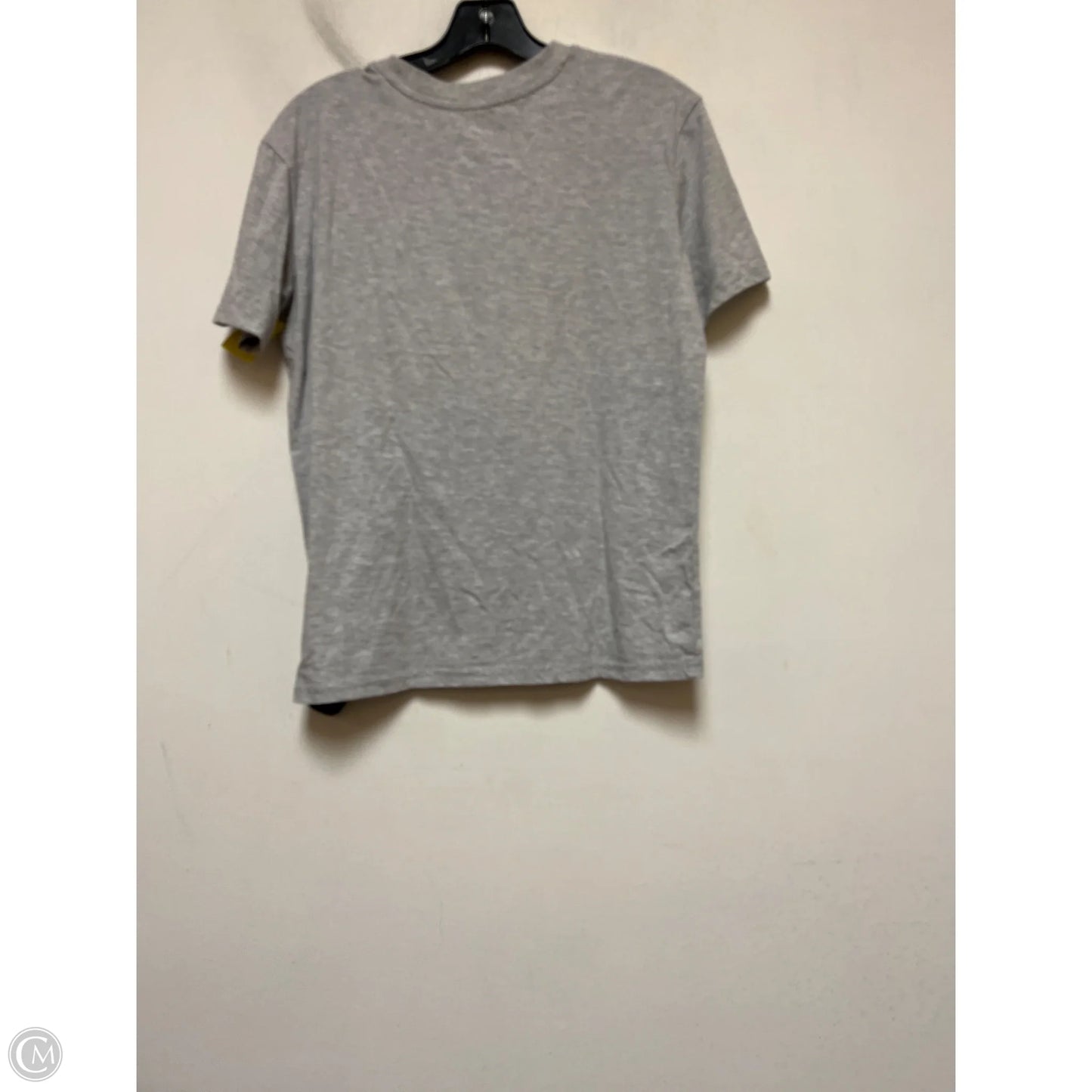 Top Short Sleeve Basic By Disney In Grey & Pink, Size: S