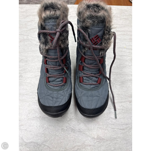Boots Snow By Columbia In Grey, Size: 6.5