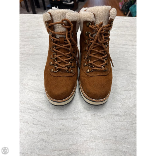 Boots Hiking By White Mountain In Brown & Cream, Size: 6