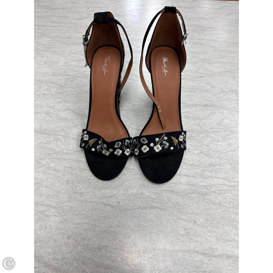Shoes Heels Block By Clothes Mentor In Black & Brown, Size: 9.5