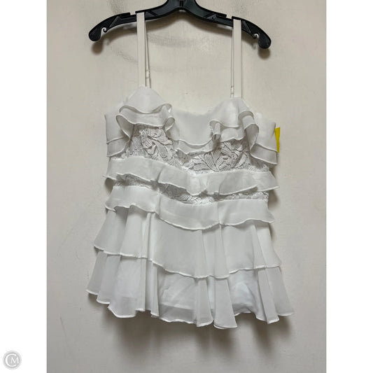 Top Sleeveless Designer By Lilly Pulitzer In White, Size: 10