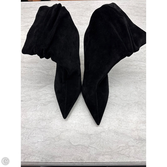 Boots Ankle Heels By Express In Black, Size: 9