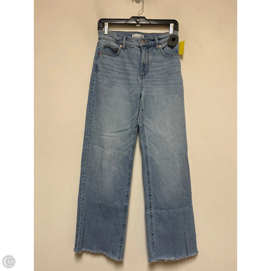 Jeans Wide Leg By Loft In Blue Denim, Size: 0