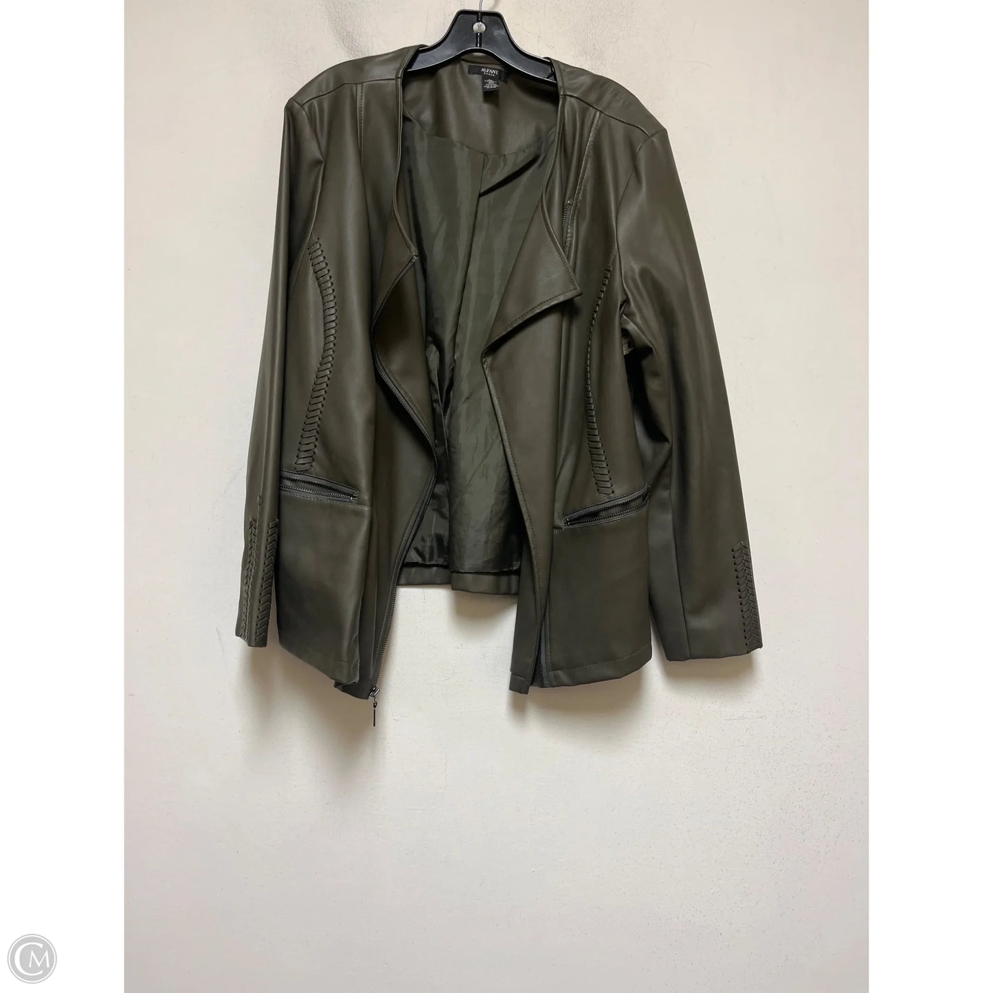 Jacket Other By Alfani In Green, Size: 2x