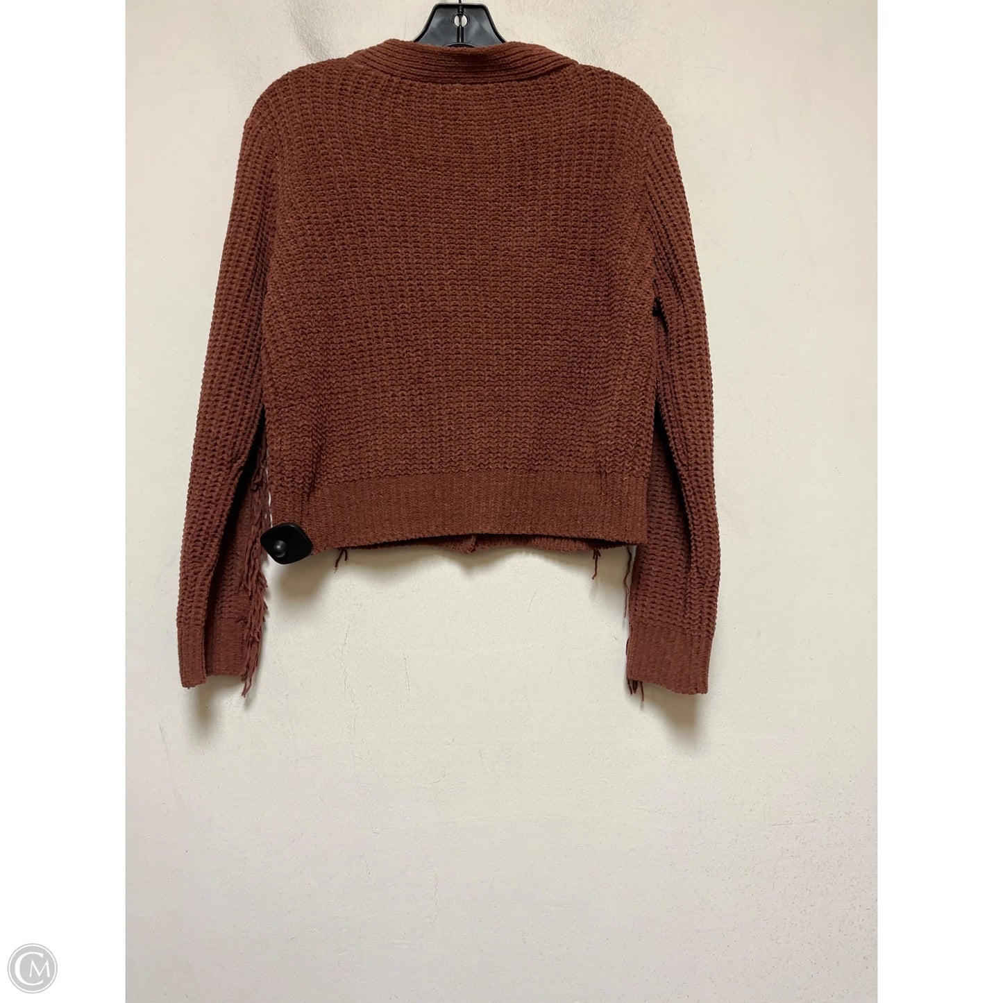 Sweater Cardigan By Derek Heart In Brown, Size: L