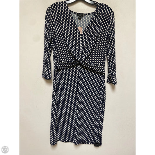 Dress Casual Short By Ann Taylor In Polkadot Pattern, Size: M
