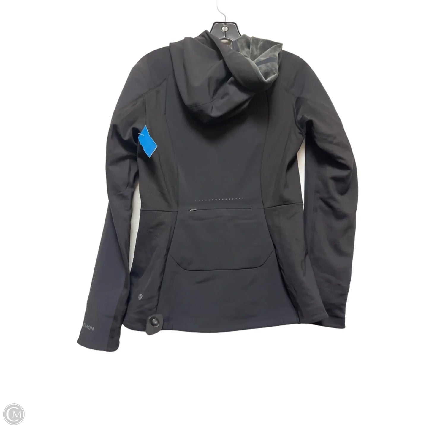 Athletic Jacket By Lululemon In Black, Size: M