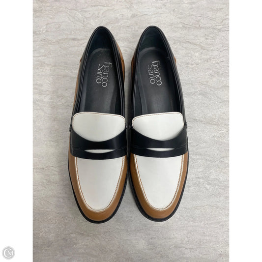 Shoes Flats By Franco Sarto In Black & Brown, Size: 9