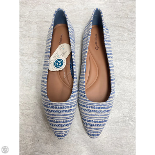 Shoes Flats By Bare Traps In Blue & Cream, Size: 9