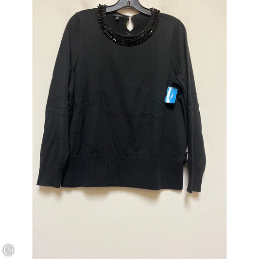 Top Long Sleeve By Talbots In Black, Size: L