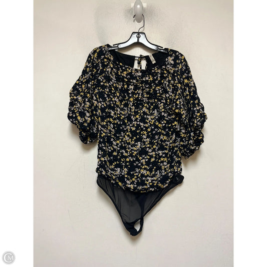 Bodysuit By Free People In Floral Print, Size: M