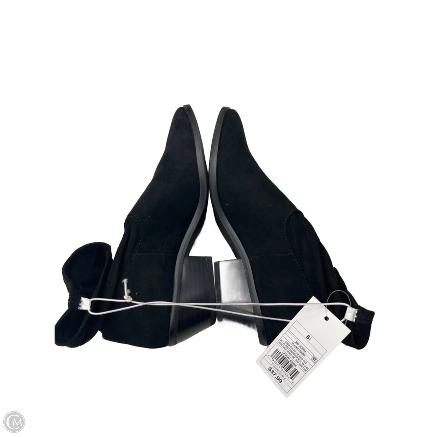 Boots Ankle Heels By Universal Thread In Black, Size: 6.5