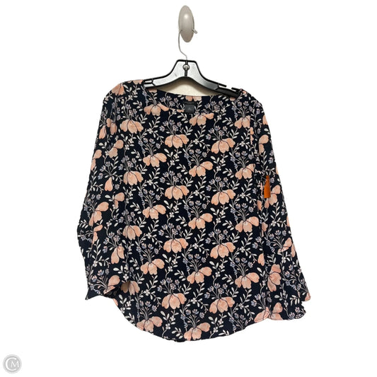 Top Long Sleeve By Ann Taylor In Floral Print, Size: Xs
