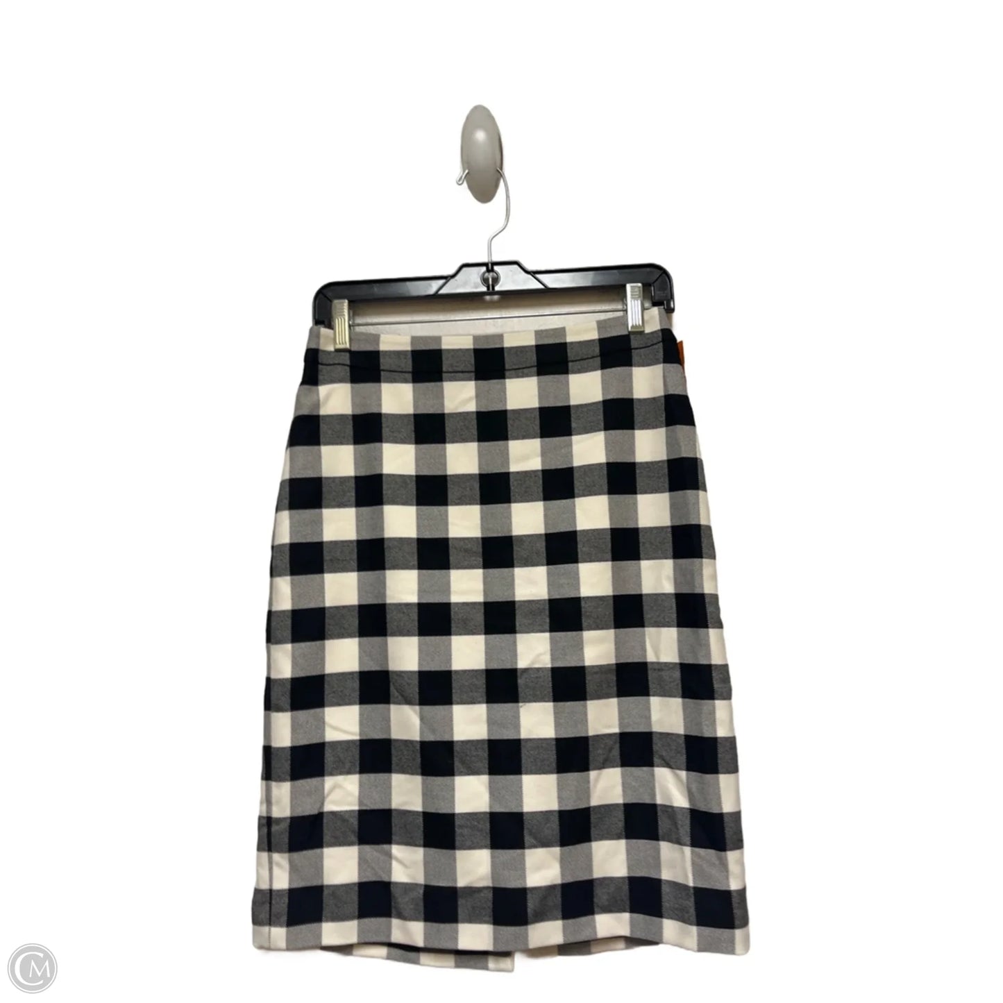 Skirt Midi By Ann Taylor In Checkered Pattern, Size: 2
