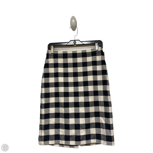 Skirt Midi By Ann Taylor In Checkered Pattern, Size: 2